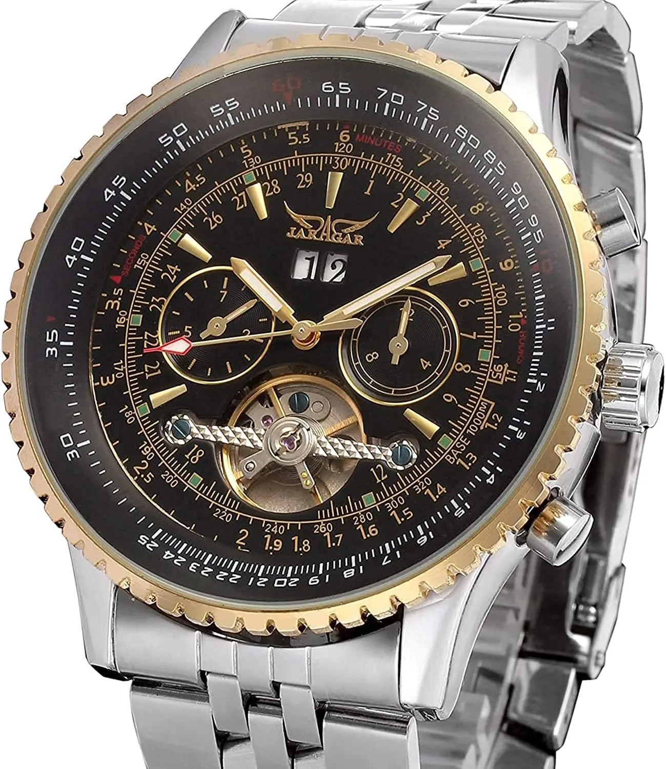 Steel Automatic Watches Classic Big Face Watch Unique Mechanical Wrist Watch BESTKANG Luxury Men's Skeleton Tourbillon Calendar Wrist Watch sympathetic commitment vertical kinship Stainless 