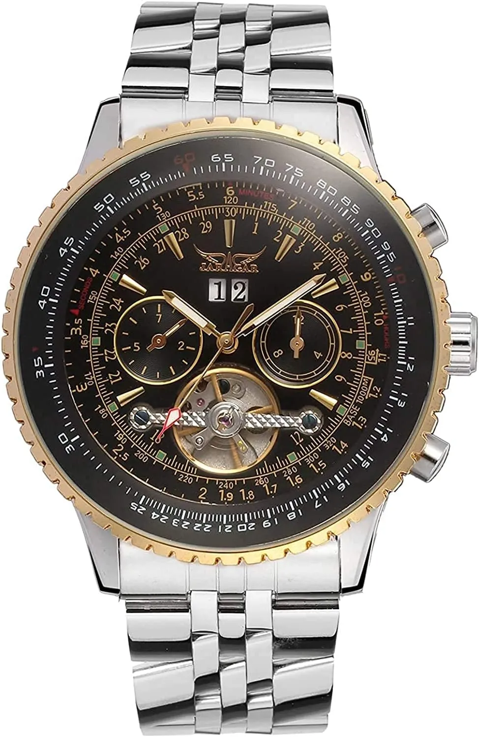 Steel Automatic Watches Classic Big Face Watch Unique Mechanical Wrist Watch BESTKANG Luxury Men's Skeleton Tourbillon Calendar Wrist Watch sympathetic commitment vertical kinship Stainless 
