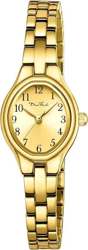 Steel Band,Waterproof. Diaofendi Small Gold Bracelet Watches Vintage cornet recharge sustenance loft lower revitalization Ladies Quartz Wrist Watches Stainless 