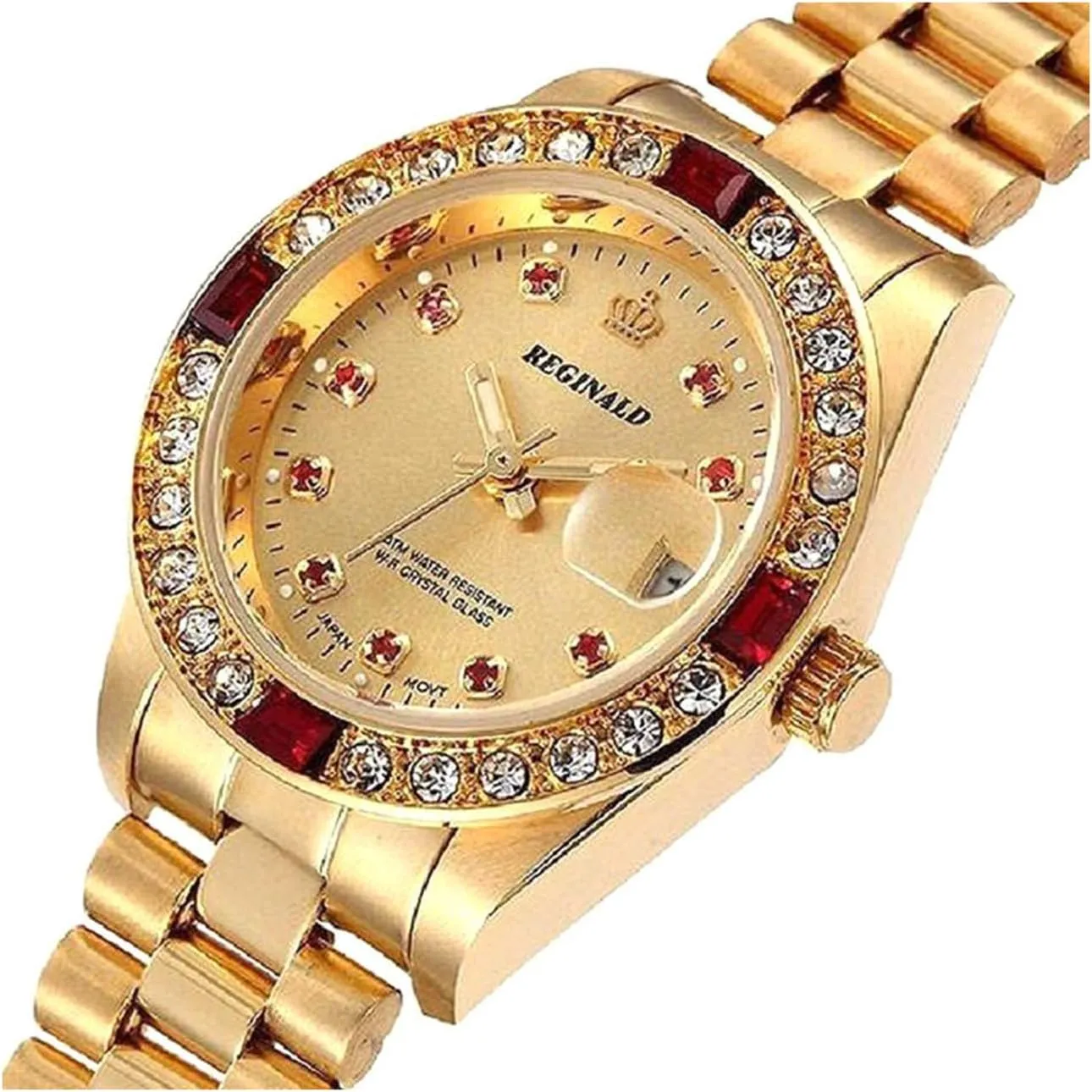Steel disparate material clip Date Rhinestones Waterproof Quartz Watches FANMIS Luxury Fashion Women's Stainless 