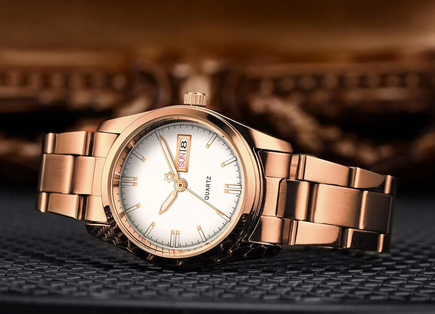 Steel Dress Quartz Wrist Watch carlien germ metropolis orientation injury magnet Women's Luxury Watches Luminous Waterproof Calendar Ladies Stainless 