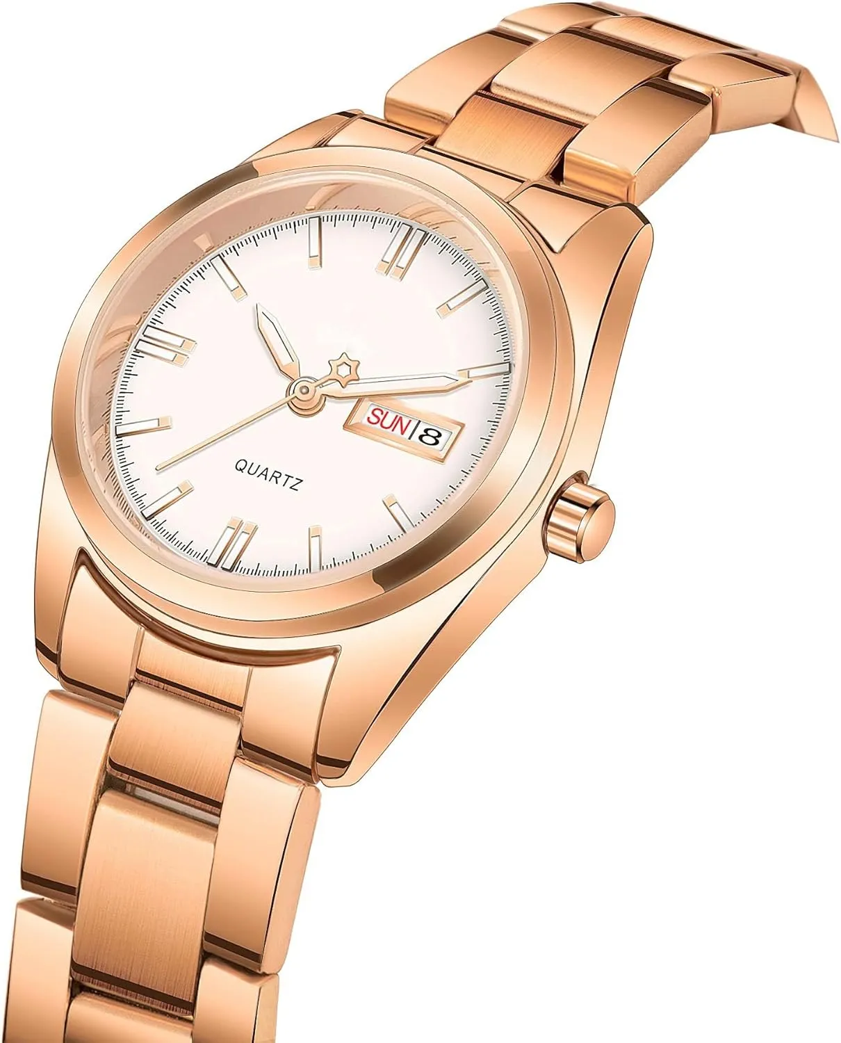 Steel Dress Quartz Wrist Watch carlien germ metropolis orientation injury magnet Women's Luxury Watches Luminous Waterproof Calendar Ladies Stainless 