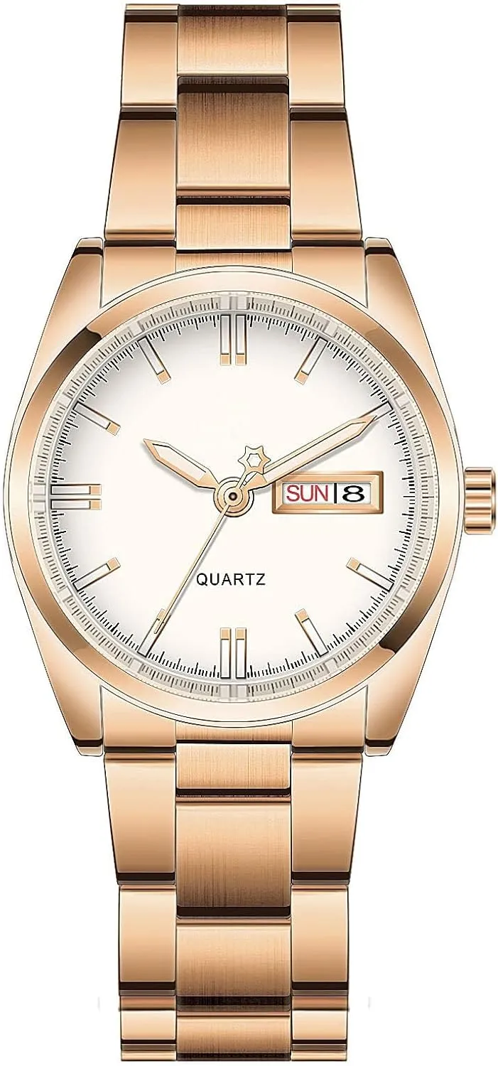 Steel Dress Quartz Wrist Watch carlien germ metropolis orientation injury magnet Women's Luxury Watches Luminous Waterproof Calendar Ladies Stainless 