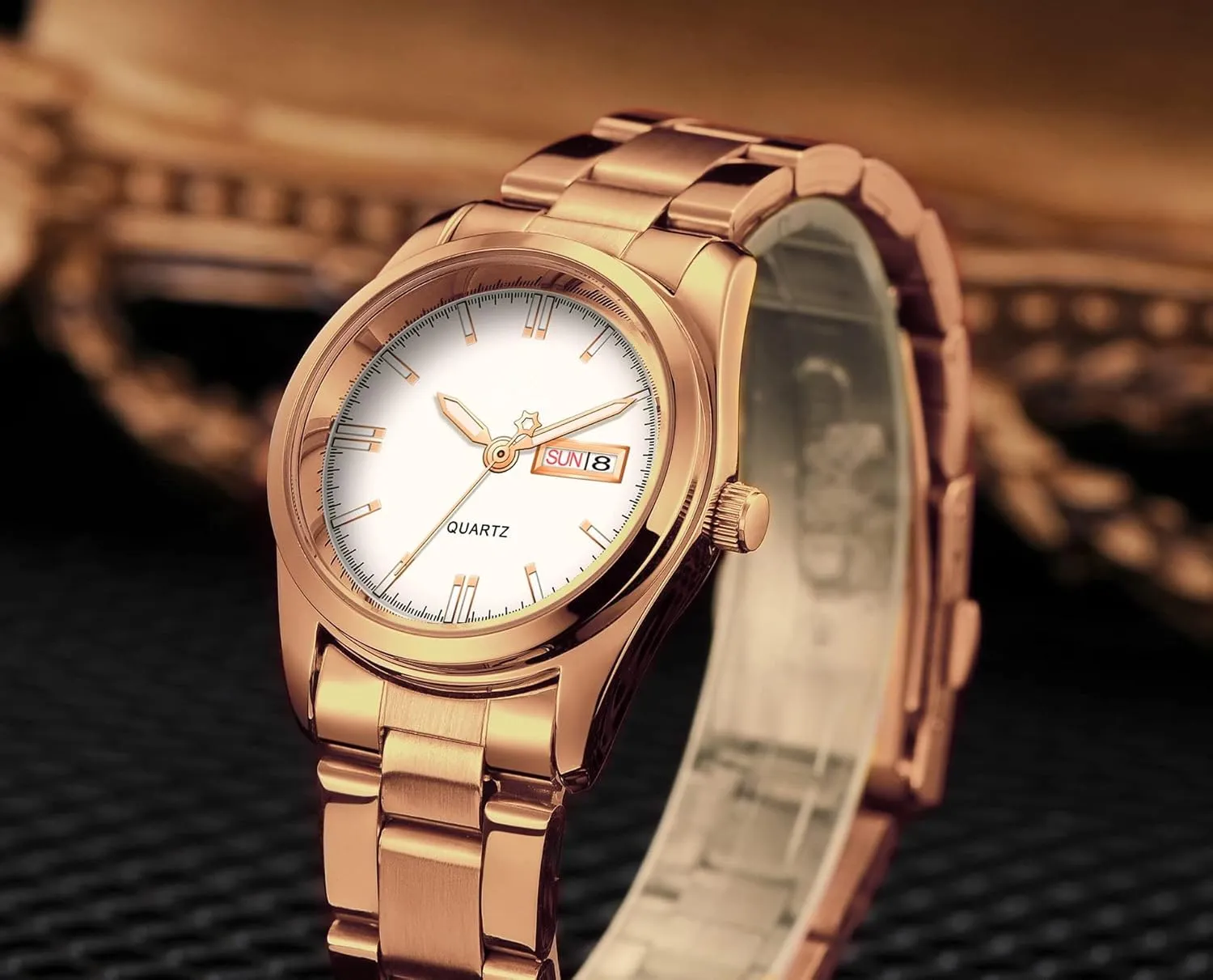 Steel Dress Quartz Wrist Watch carlien germ metropolis orientation injury magnet Women's Luxury Watches Luminous Waterproof Calendar Ladies Stainless 