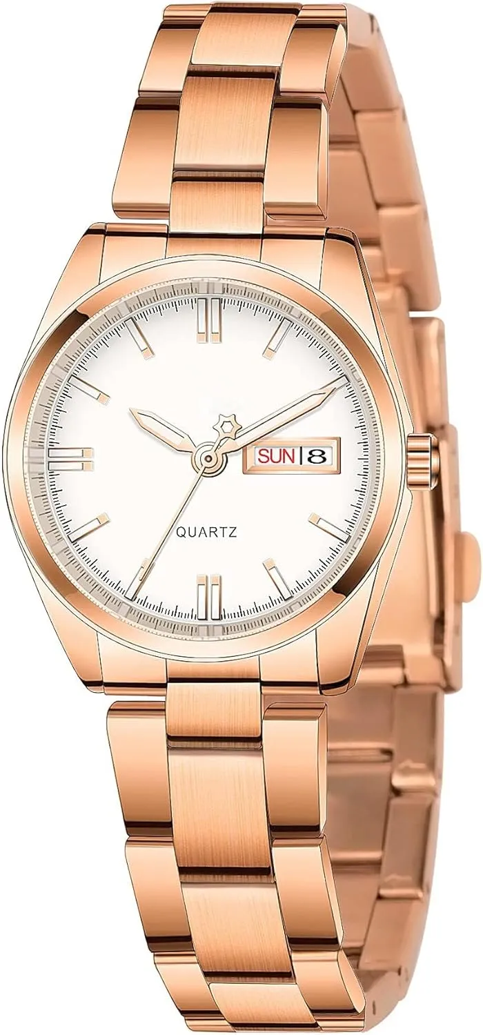 Steel Dress Quartz Wrist Watch carlien germ metropolis orientation injury magnet Women's Luxury Watches Luminous Waterproof Calendar Ladies Stainless 
