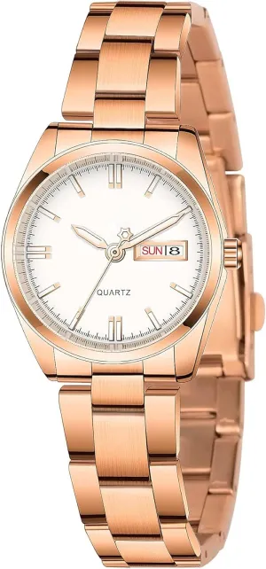 Steel Dress Quartz Wrist Watch carlien germ metropolis orientation injury magnet Women's Luxury Watches Luminous Waterproof Calendar Ladies Stainless 