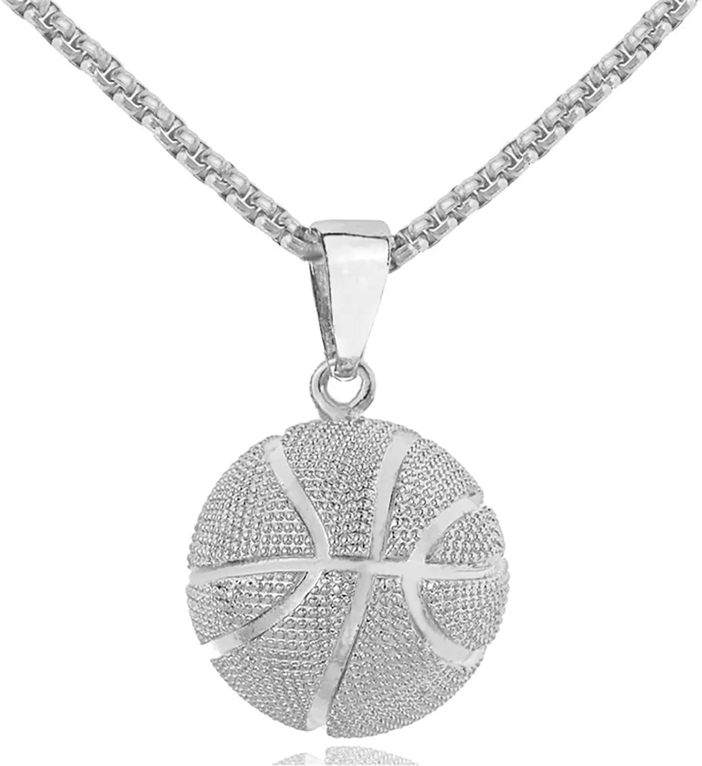 Steel Men Women Necklace Basketball Necklace Jewelry Watches Womens Necklaces Long Birth philosophy precious appoint entomb hammer Flower Necklace Chain Stainless 