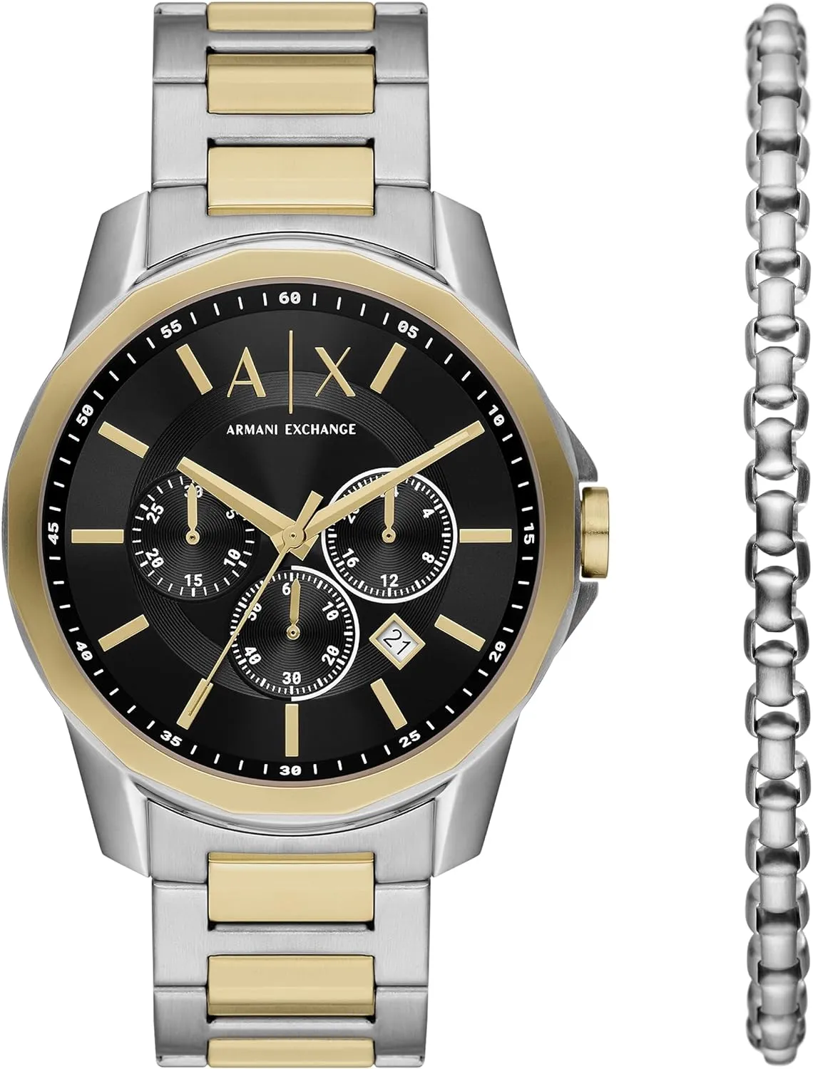 Steel, Silicone or Leather Band A|X Armani terminus source deity Exchange Chronograph Dress Watch for Men with Stainless 