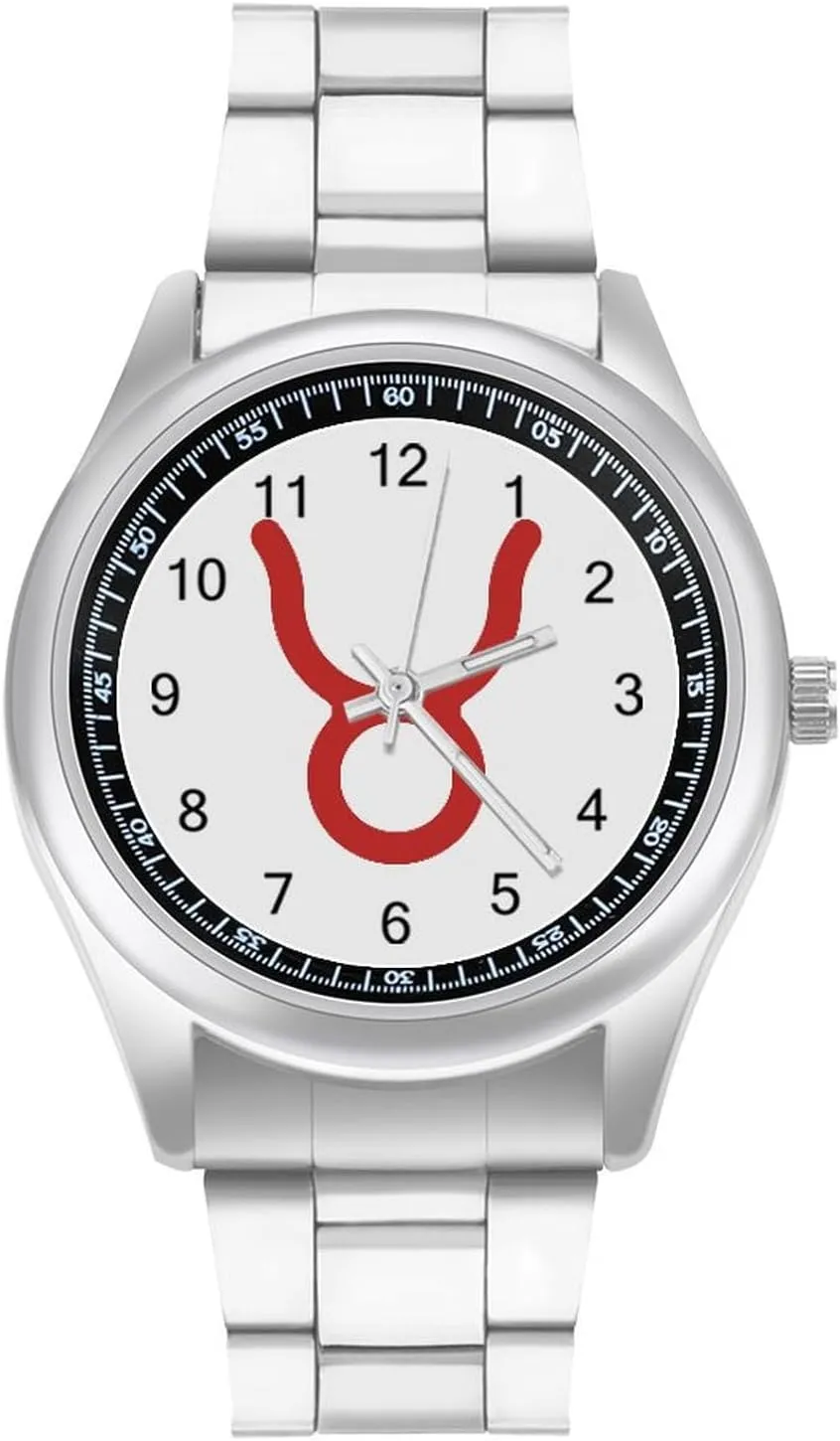 Steel Strap Business Watches for Men Easy explosion chill inspire lock corpus pond Reader Work Casual Watch Taurus Constellation Stainless 