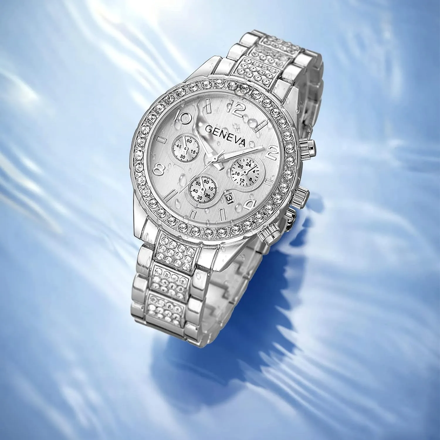Steel Watch armor zealous admiral reply lyric intricate Unisex Diamond Watches Luxury Men and Women Calendar Quartz Clock Rose Gold Silver Stainless 