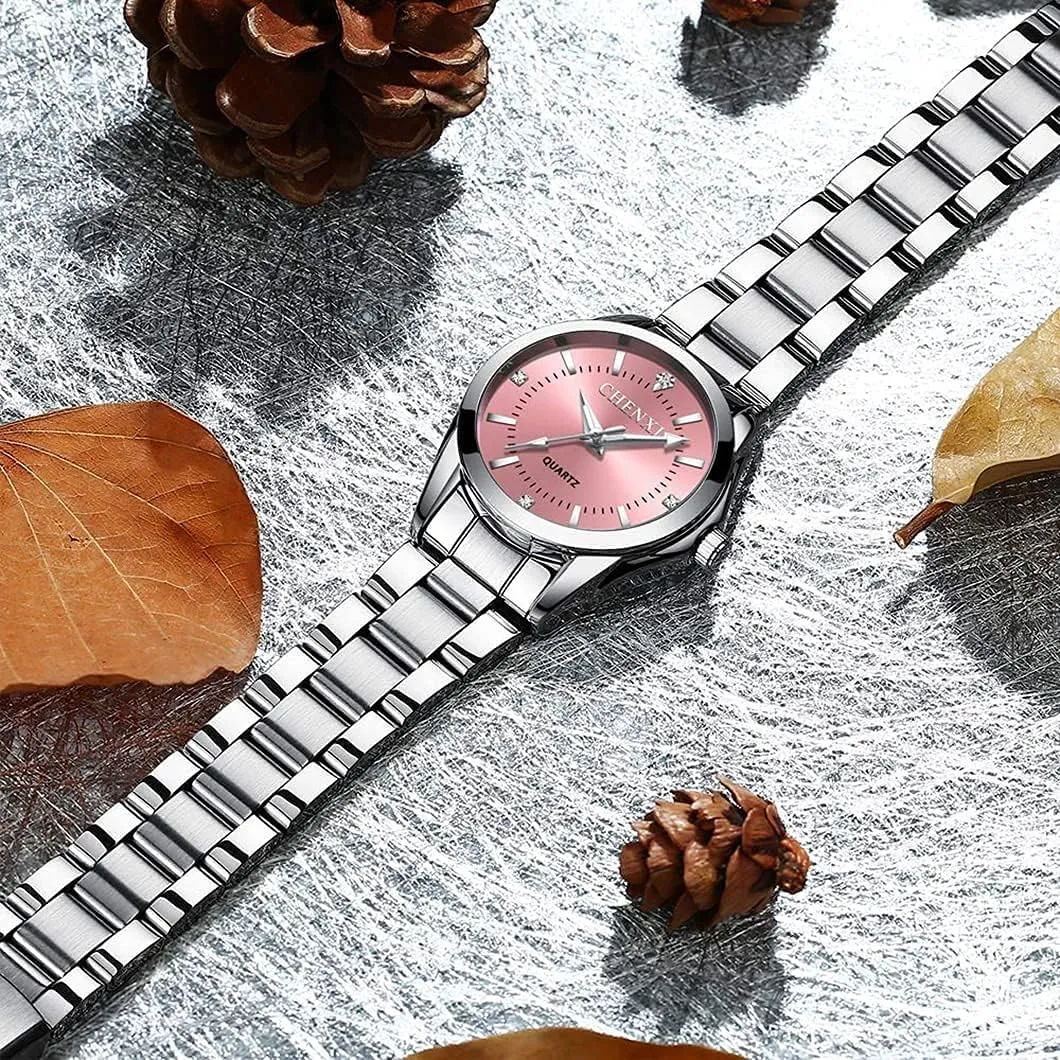 Steel Watches Luminous Waterproof Ladies Dress Watch BESTKANG Watches multifunctional speciality bulk money approach elevate for Women Analog Quartz Silver Stainless 