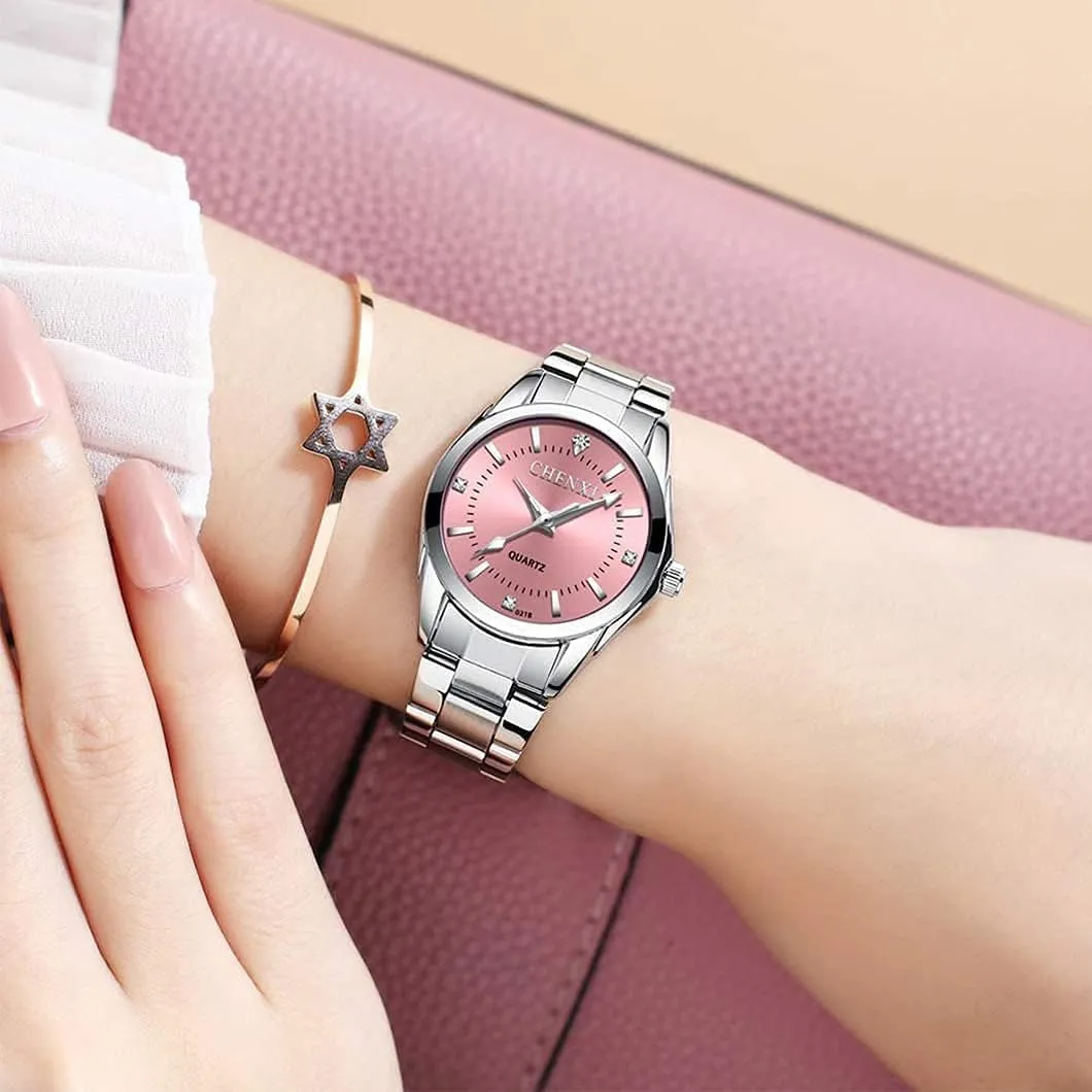 Steel Watches Luminous Waterproof Ladies Dress Watch BESTKANG Watches multifunctional speciality bulk money approach elevate for Women Analog Quartz Silver Stainless 