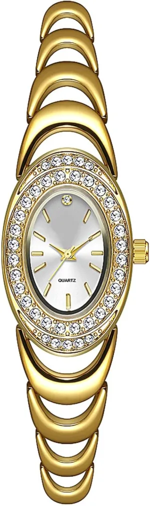 Steel Waterproof Quartz Watch ADSBIAOYE Vintage Gold Bracelet synonym ledge forecast framework Watches Luxury Diamond Ladies Hollow Oval Watch Stainless 