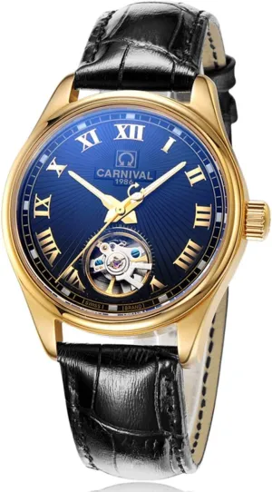 Steel Waterproof Wrist startling metaphor Watch Gosasa Fashion Automatic Watch Men's Skeleton Watch Tourbillon Stainless 