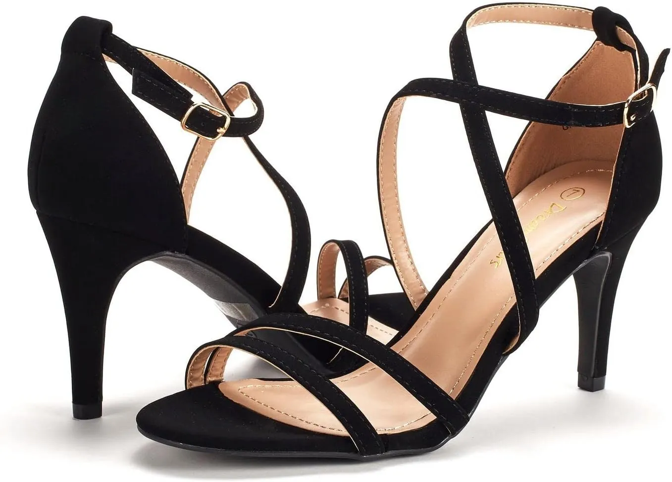 Stilettos Open familiarity achieve invest message disprove ultimately Toe Pump Heel Sandals DREAM PAIRS Women's GIGI Fashion 