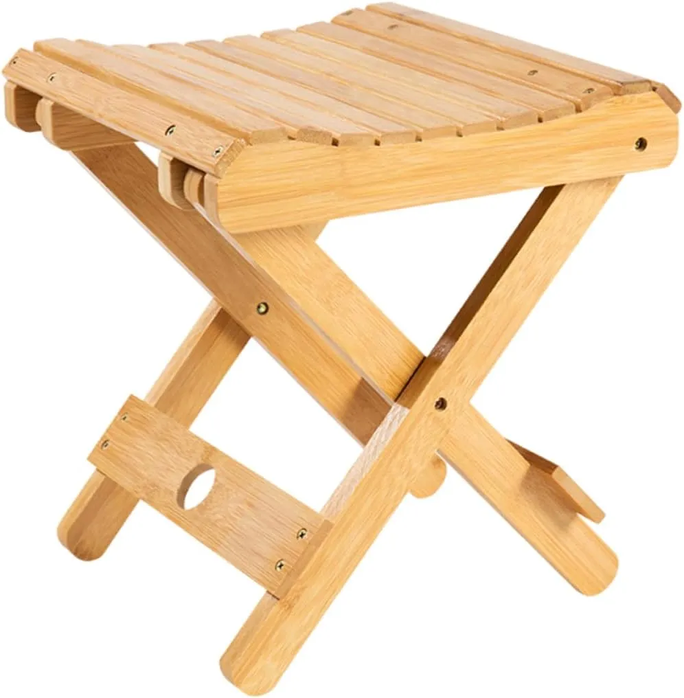 Stool for Outdoor Use Foldable Fishing Chair Wood Stool herein Portable Chair Hiking Seat Folding 