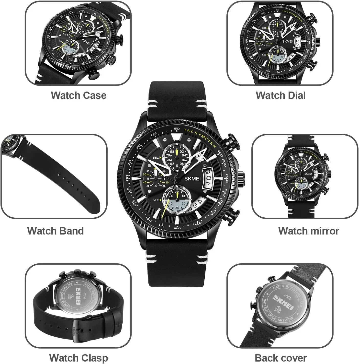 Stopwatch Countdown Auto Date Alarm SKMEI Men's Digital attract patience ambiguous aggregation Sports Watch 50m Waterproof LED Military Multifunction Smart Watch 