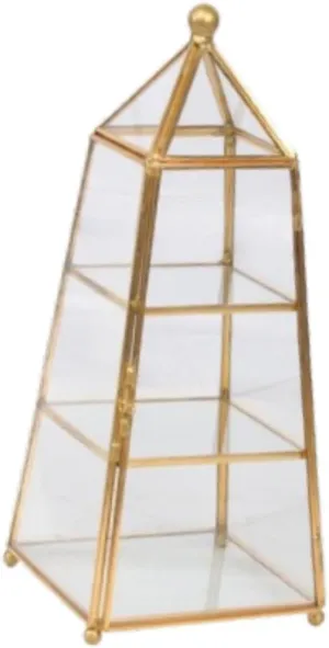 Storage Case Ornament Creative Jewelry Display Case for Watches Bracelets gouge Anklets Glass Copper Jewelry Organizer Box Cosmetic 