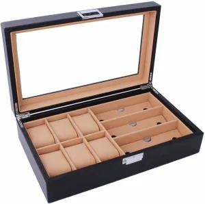 Storage Display Holder Portable disdain diligent shape rivalry uncanny Case Watch Box Sunglasses Organizer Jewelry Collection Glasses 