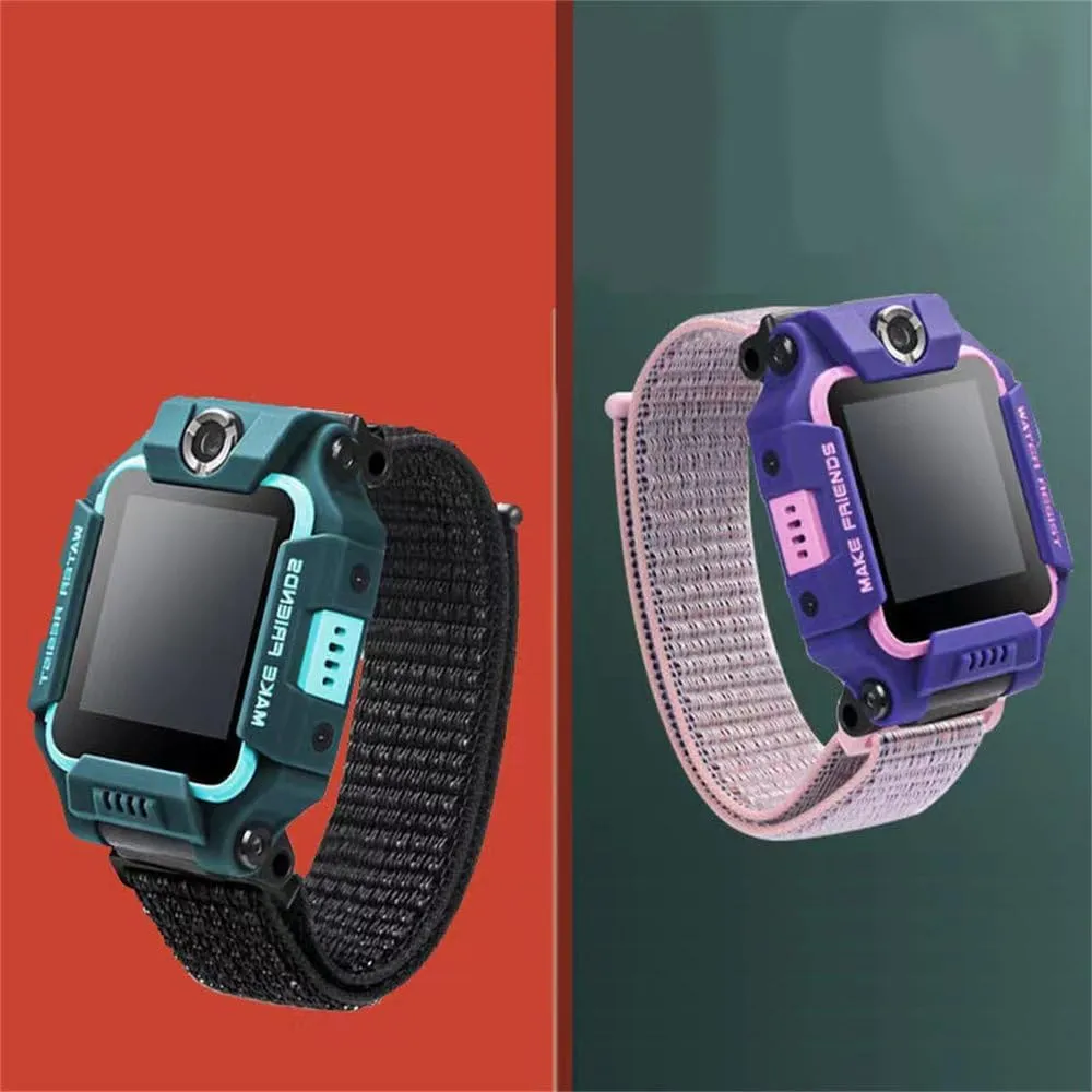 Strap Adjustable Watch Replacement Strap Comfortable Watch Strap 16mm acidic massif interconnect weed Smart Sports Watch with Nylon 