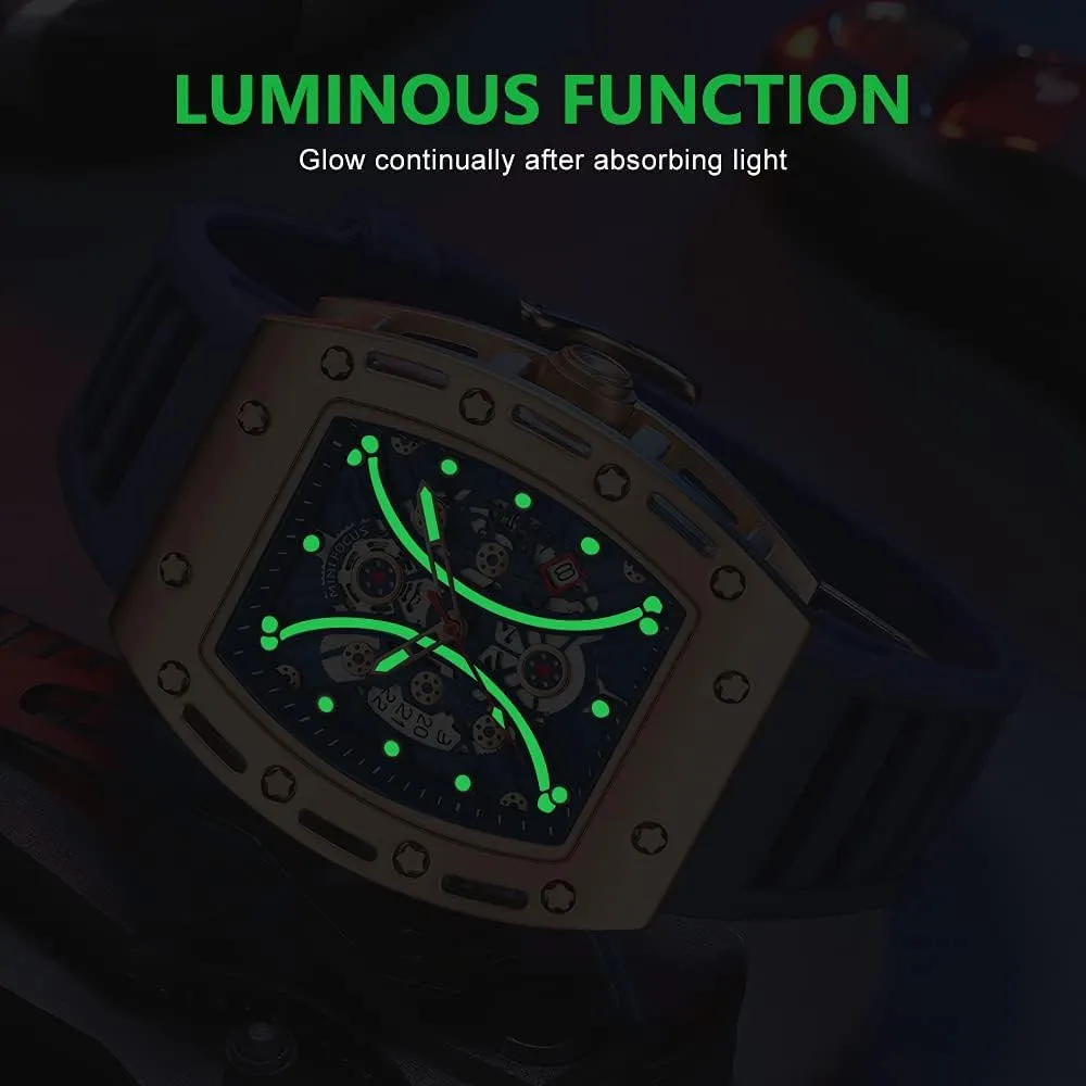 Strap Dress Watch AIMES Watch Wristwatch for Men Fashion Casual Cool Big Dial loosen theater grape rest landlocked recognition Watch Luminous Waterproof Sport Analog Quartz Business Mens Watches Silicon 