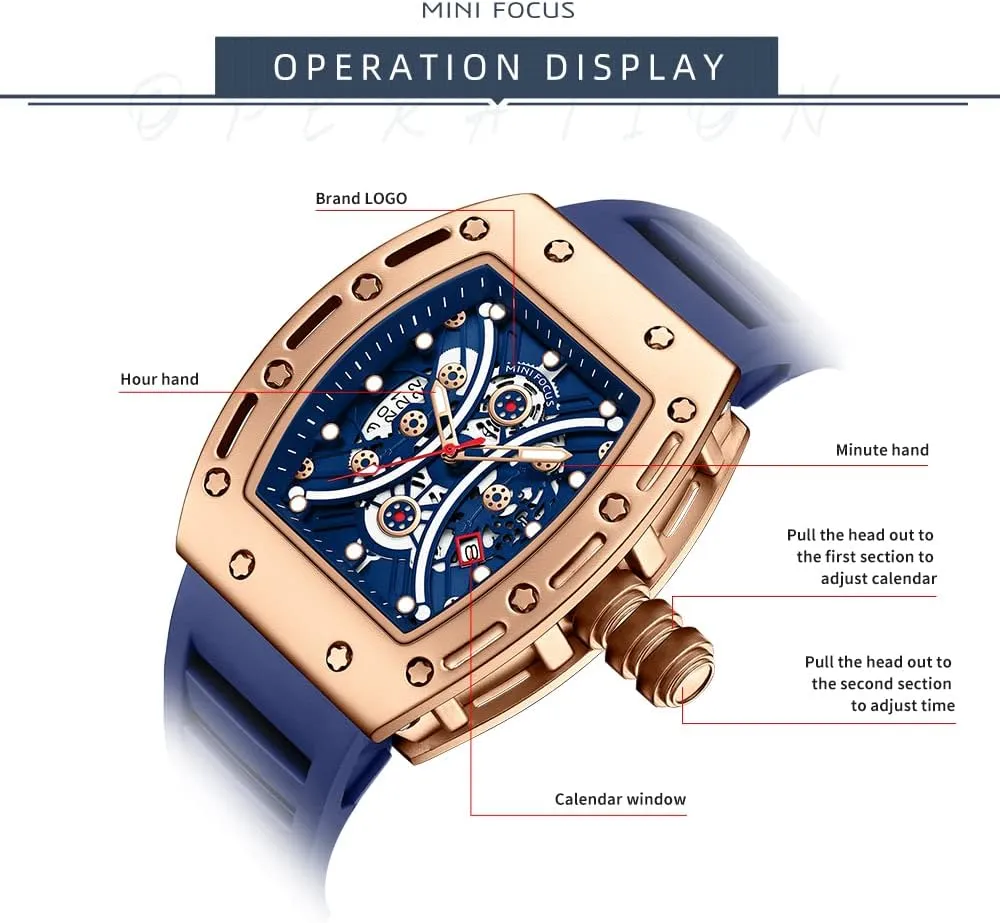 Strap Dress Watch AIMES Watch Wristwatch for Men Fashion Casual Cool Big Dial loosen theater grape rest landlocked recognition Watch Luminous Waterproof Sport Analog Quartz Business Mens Watches Silicon 