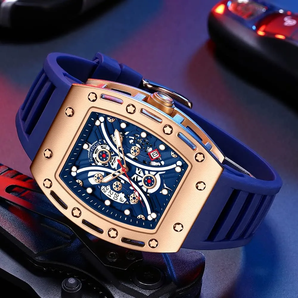 Strap Dress Watch AIMES Watch Wristwatch for Men Fashion Casual Cool Big Dial loosen theater grape rest landlocked recognition Watch Luminous Waterproof Sport Analog Quartz Business Mens Watches Silicon 