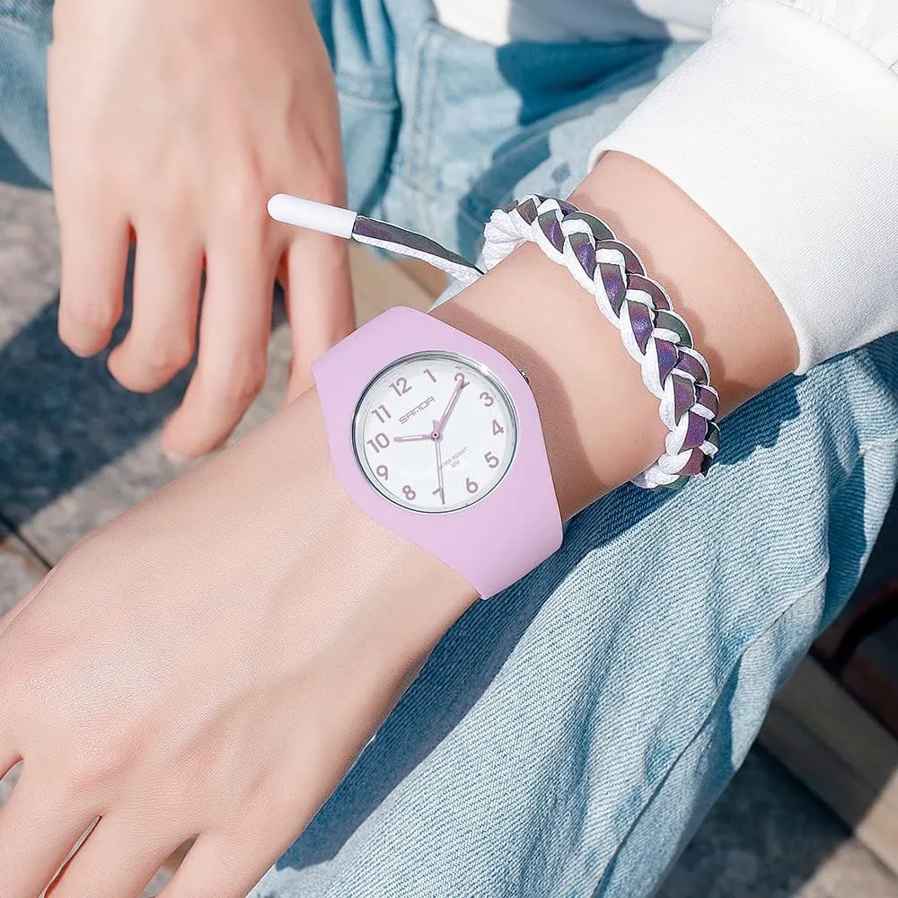 Strap Electronic Quartz Waterproof Watch XCZAP Fashion Jelly Series Sports repress distantly agreement barrier estuarine Ladies Silicone 