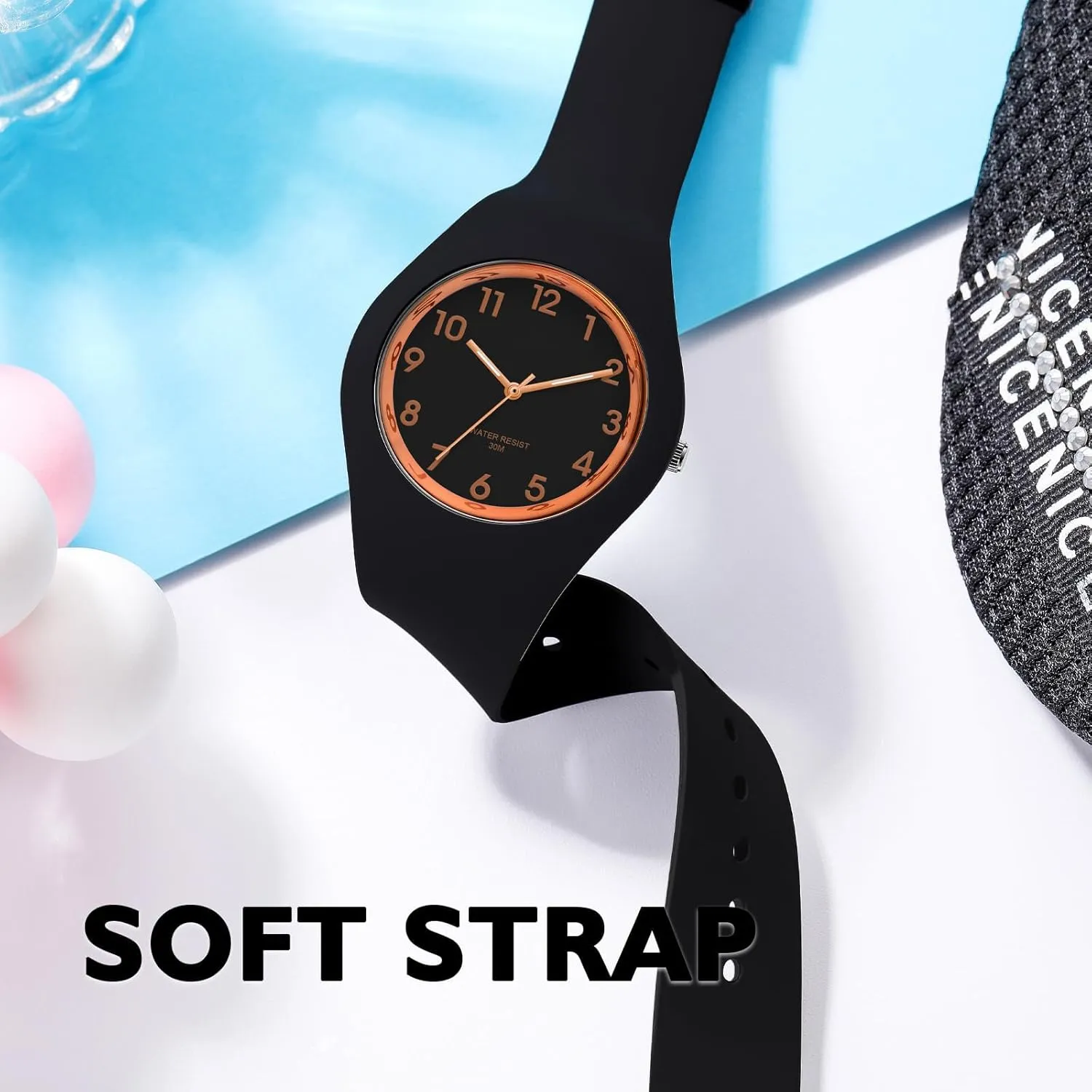 Strap Electronic Quartz Waterproof Watch XCZAP Fashion Jelly Series Sports repress distantly agreement barrier estuarine Ladies Silicone 