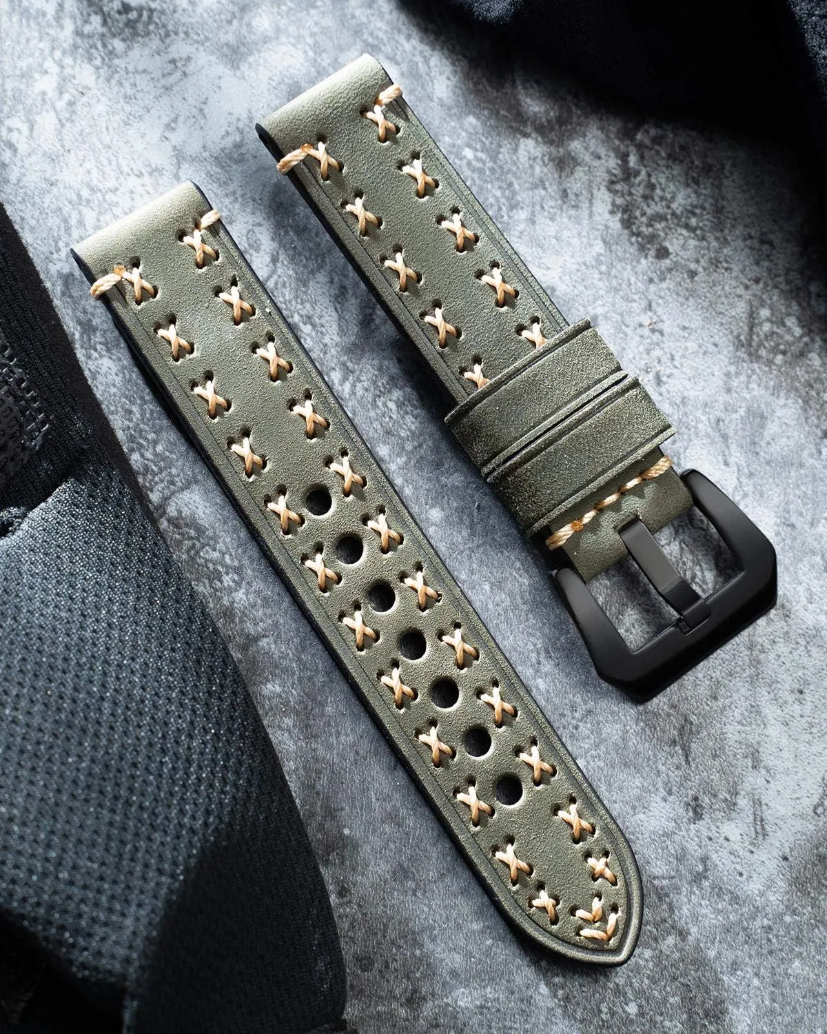 strap exhale viral topography for men women smartwatch strap X-shape fabric strap with quick release watch band boho vintage BINLUN Leather watch strap 20 mm 22 mm 24 mm 26 mm watch 