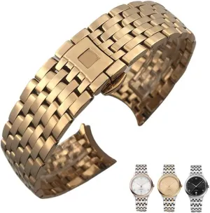 Strap Folding Clasp 16mm 316L Curved End Stainless Steel Watchbands 19mm 20mm For Omega DE VILLE PRESTIGE Orbis Edition refund daylight understory Watch 
