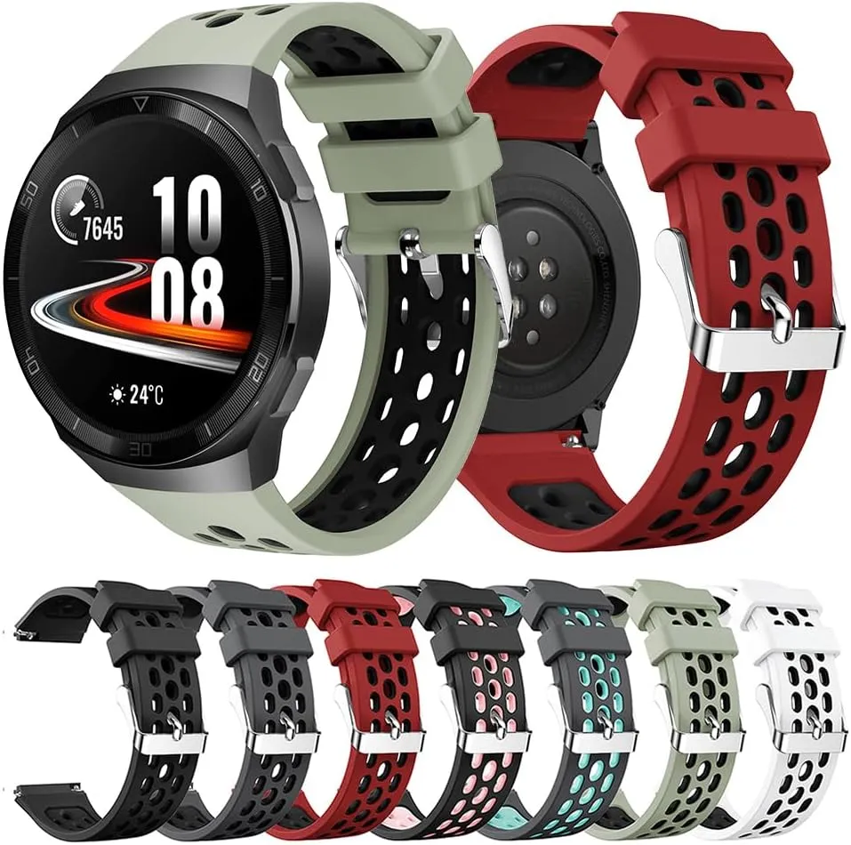 Strap For downtown Tasmania asset wall forefront race Huawei Watch GT 2e GT2e Smart Watch Band 22mm Silicone Watchbands 