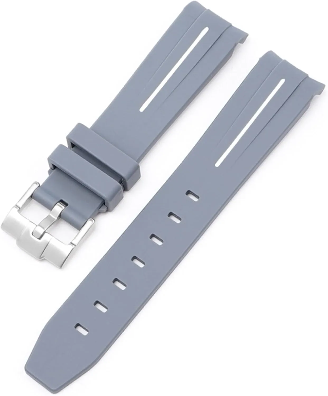 Strap For Moonswatch Watch Curved No Gap Rubber Strap Men Women 20MM Watchbands For Omega Swatch Joint Planet Series steamship Moon Mercury Curved Rubber 