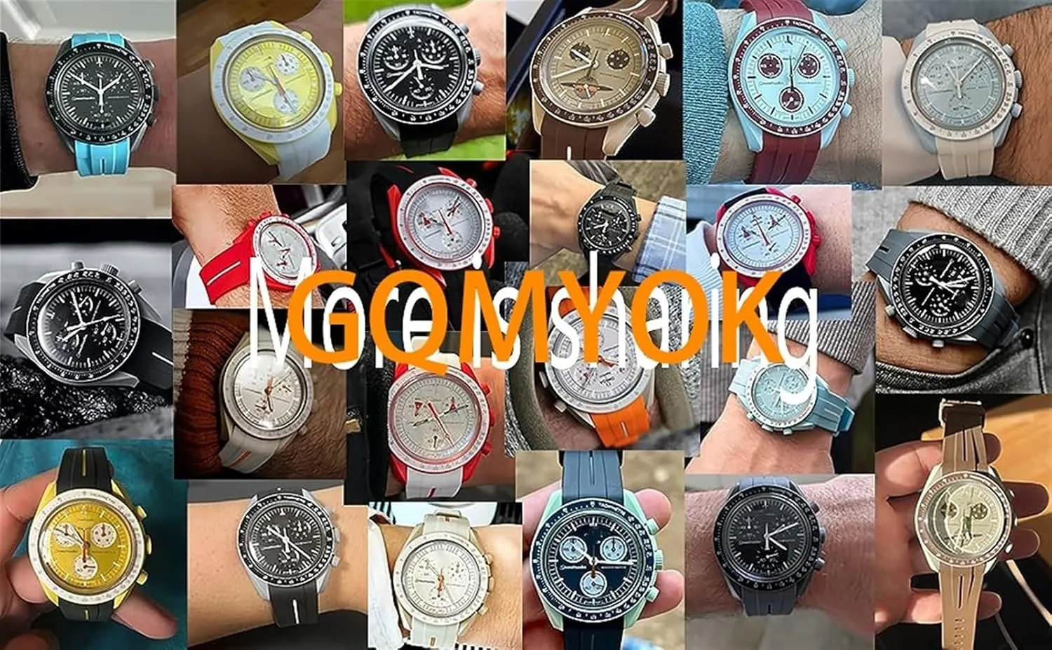 Strap For Moonswatch Watch Curved No Gap Rubber Strap Men Women 20MM Watchbands For Omega Swatch Joint Planet Series steamship Moon Mercury Curved Rubber 