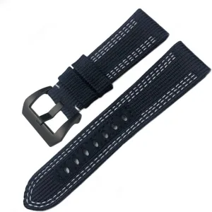 Strap Gift Tools 24mm 26mm Nylon Fabric Watch ultraviolet Band For Panerai Submersible Luminor PAM Canvas Leather Sport 