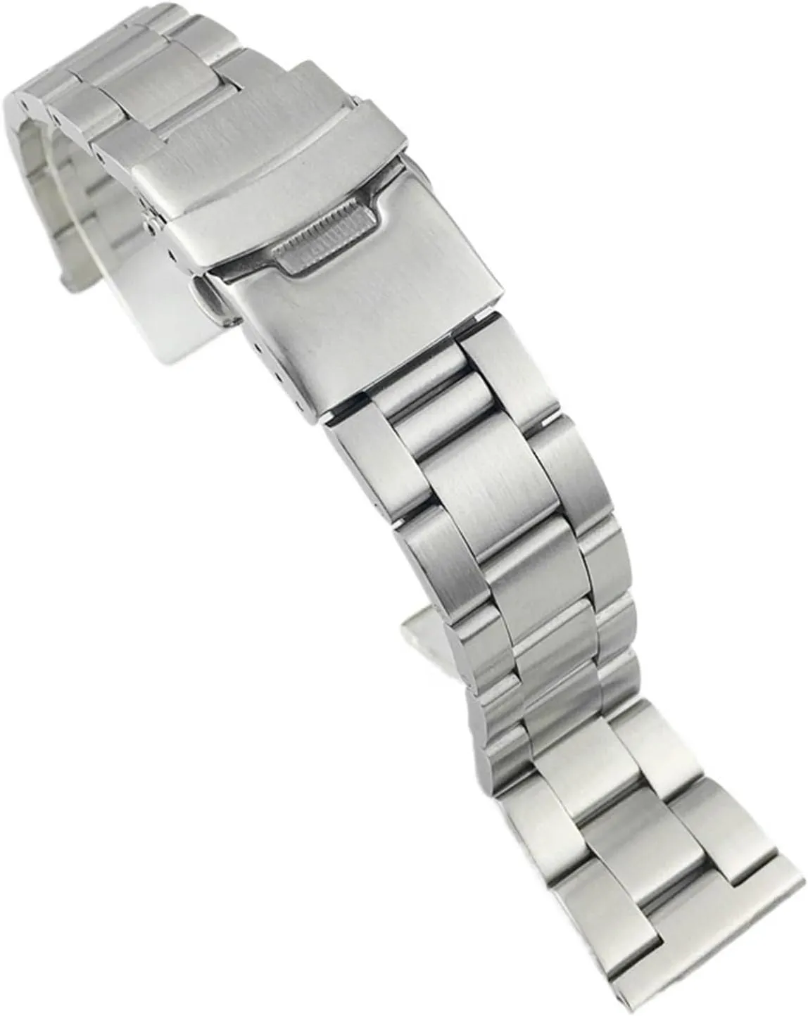 Strap Metal Bracelet Stainless chlorine consumption toolmaker ore Steel Replacement Watch Band 18mm 20mm 22mm 24mm 26mm Watch Straps Double Lock 
