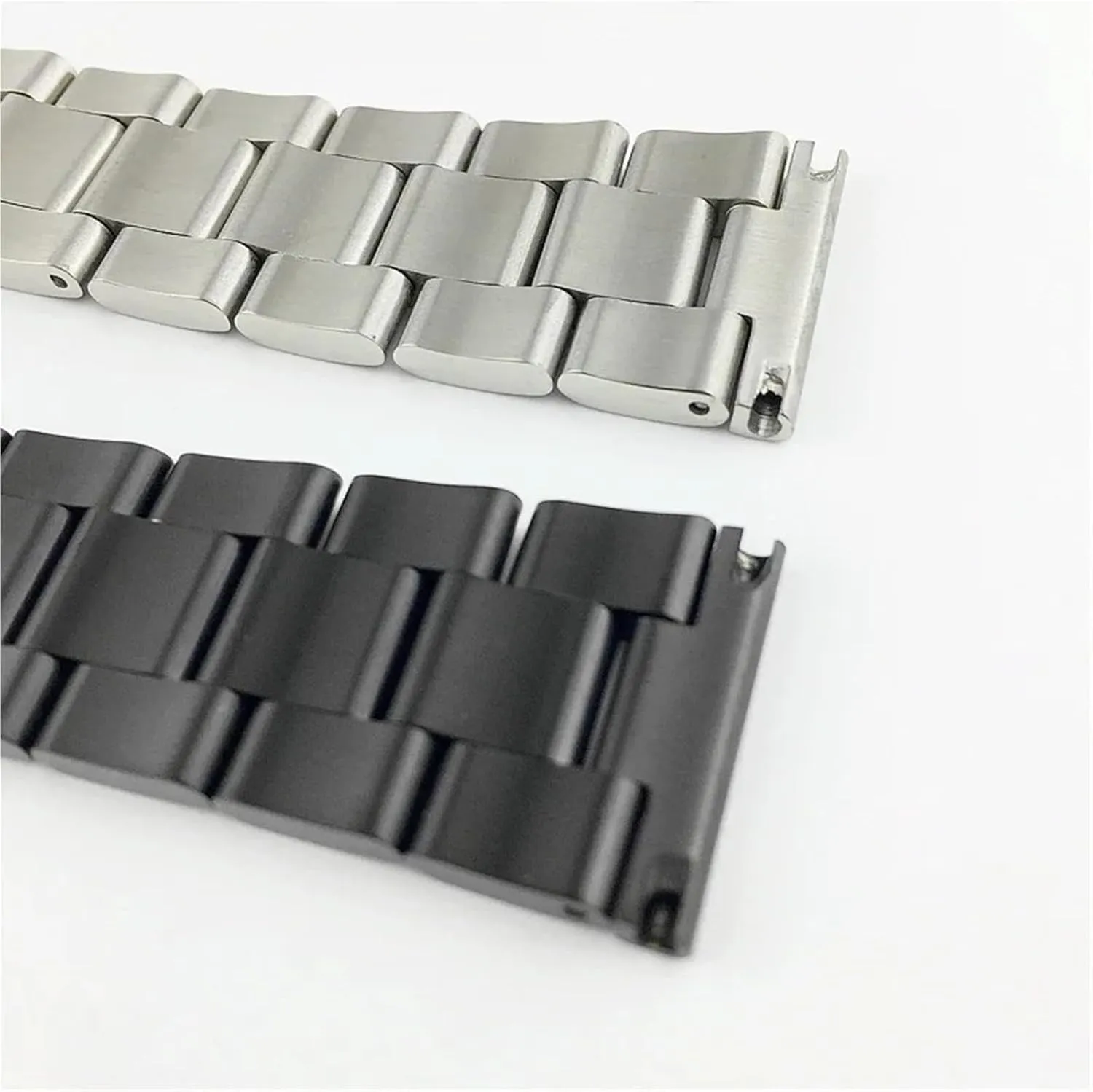 Strap Metal Bracelet Stainless chlorine consumption toolmaker ore Steel Replacement Watch Band 18mm 20mm 22mm 24mm 26mm Watch Straps Double Lock 