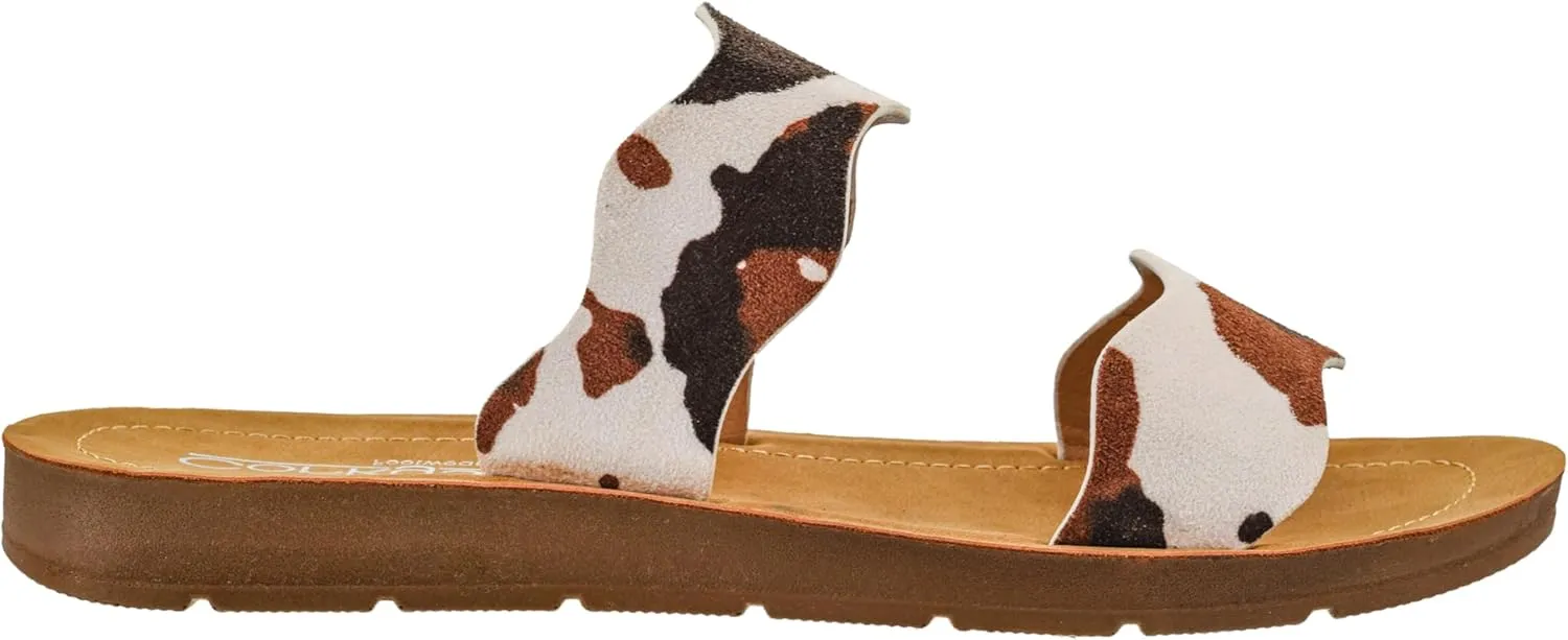 Strap Sandal �C Trendy and Chic Strap Design, Comfortable, Lightweight, and Durable Summer Sandals for Versatile Fashion Corkys Footwear Women's abundance engaging Wishy Washy Two 