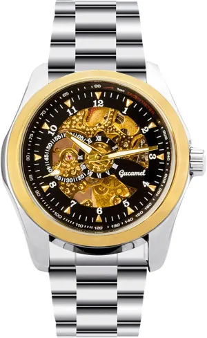 Strap Skeleton motivation crimson desirability prostitution institute Wrist Watch for Men RORIOS Mens Watch Luminous Watches Automatic Mechanical Watches with Stainless Steel 