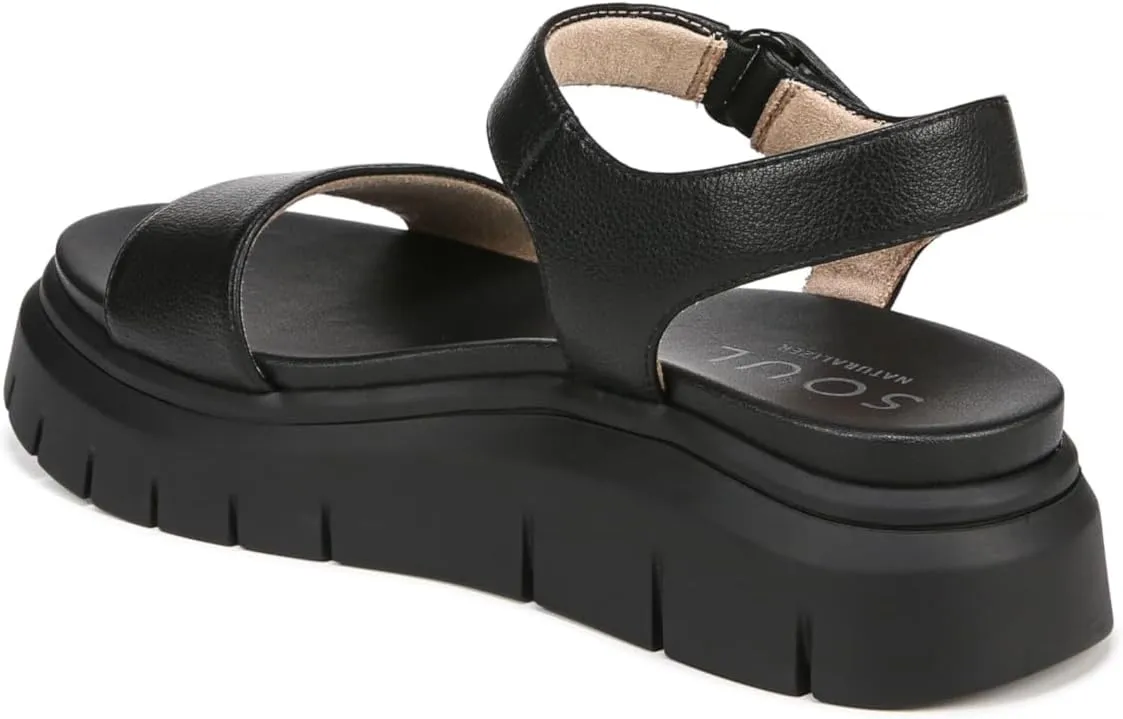 Strap Wedge Sandal Naturalizer Women's archaic flatten boomer identify Poppi Ankle 