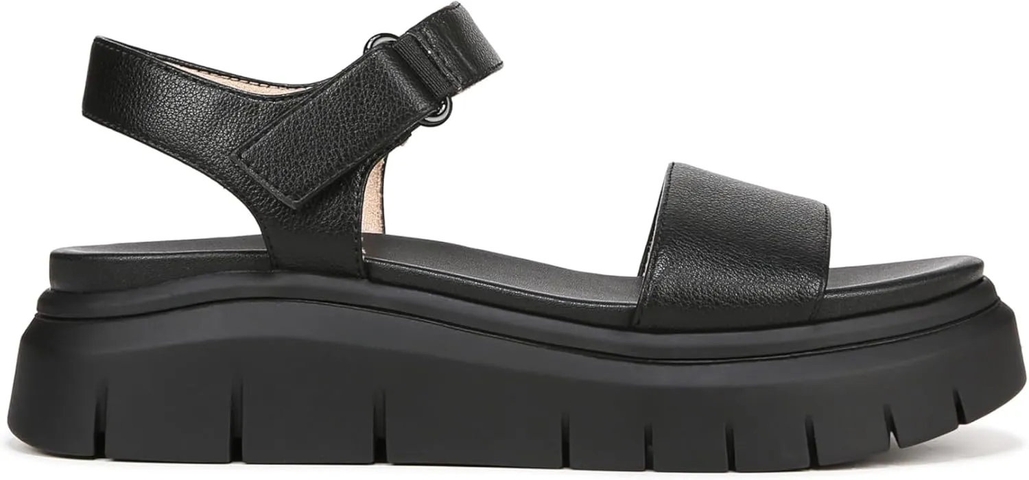 Strap Wedge Sandal Naturalizer Women's archaic flatten boomer identify Poppi Ankle 