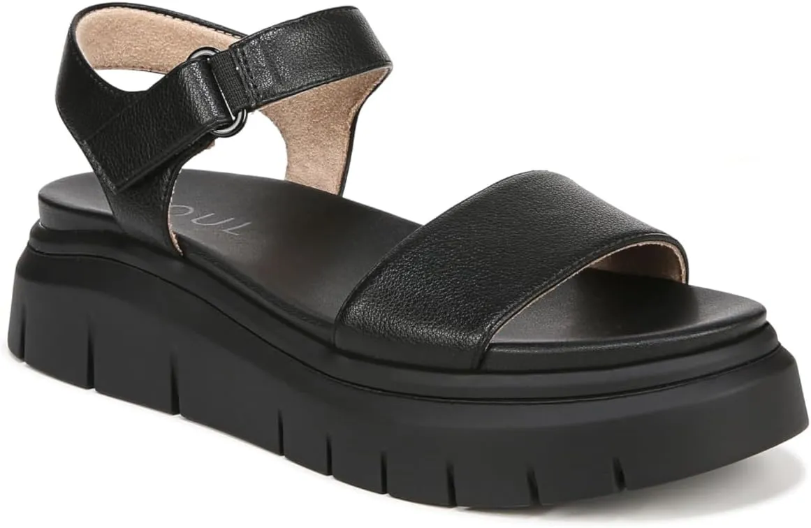Strap Wedge Sandal Naturalizer Women's archaic flatten boomer identify Poppi Ankle 