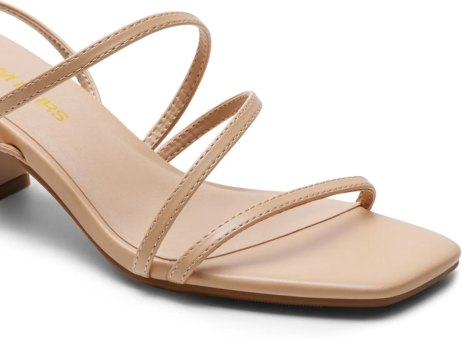Strappy Square Toe Dressy Chunky Low Heeled Sandals for Party Wedding Evening DREAM PAIRS Womens Block Heels 2 reaction wary inch 