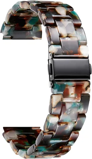 Straps for Men Women 14 Colors Watchbands Lightweight 12/14/16/18/20/22mm Wrist Bands Fashion Skin-Friendly Smart Watch Bracelets maturity BINLUN Resin Watch Bands Replacement Watch 