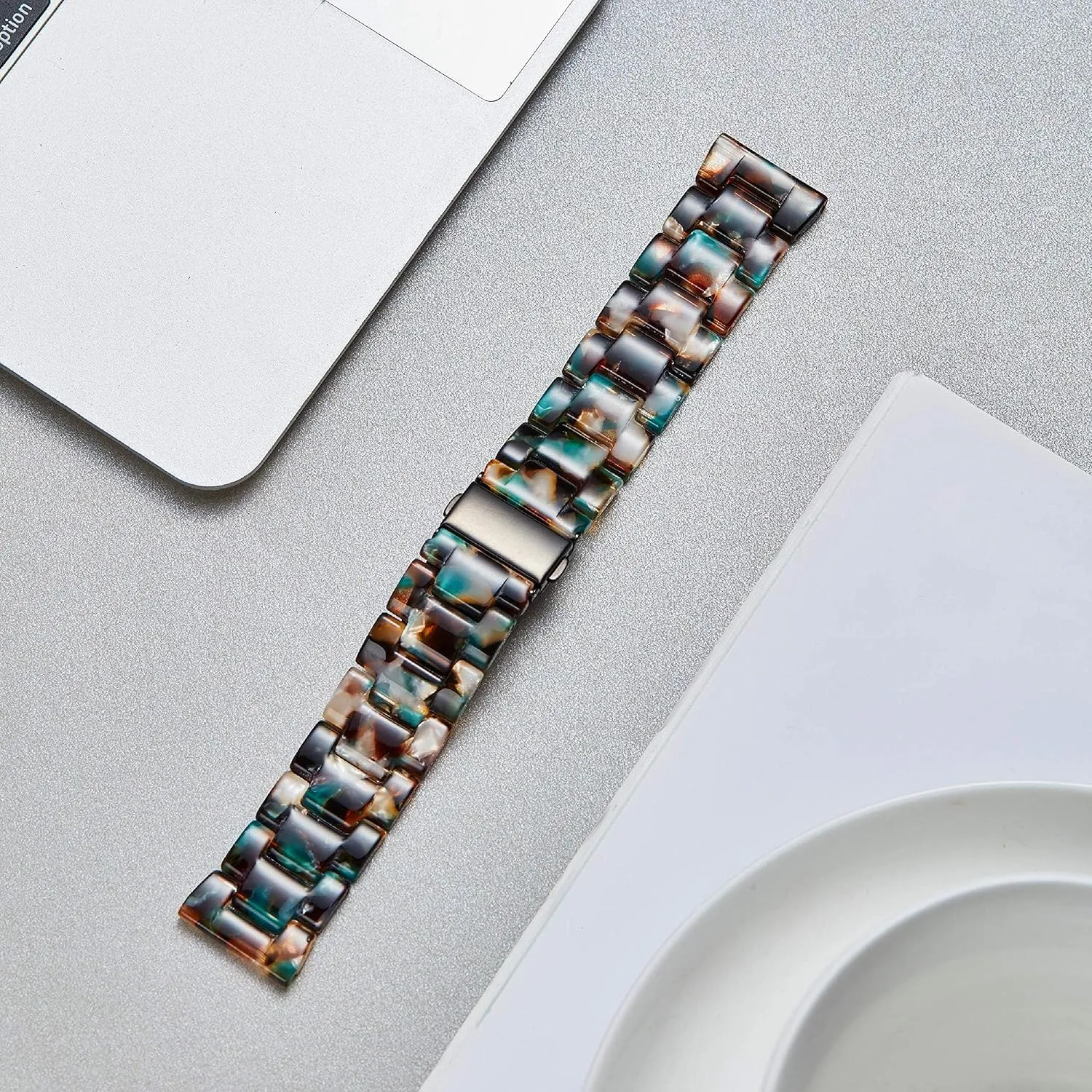 Straps for Men Women 14 Colors Watchbands Lightweight 12/14/16/18/20/22mm Wrist Bands Fashion Skin-Friendly Smart Watch Bracelets maturity BINLUN Resin Watch Bands Replacement Watch 