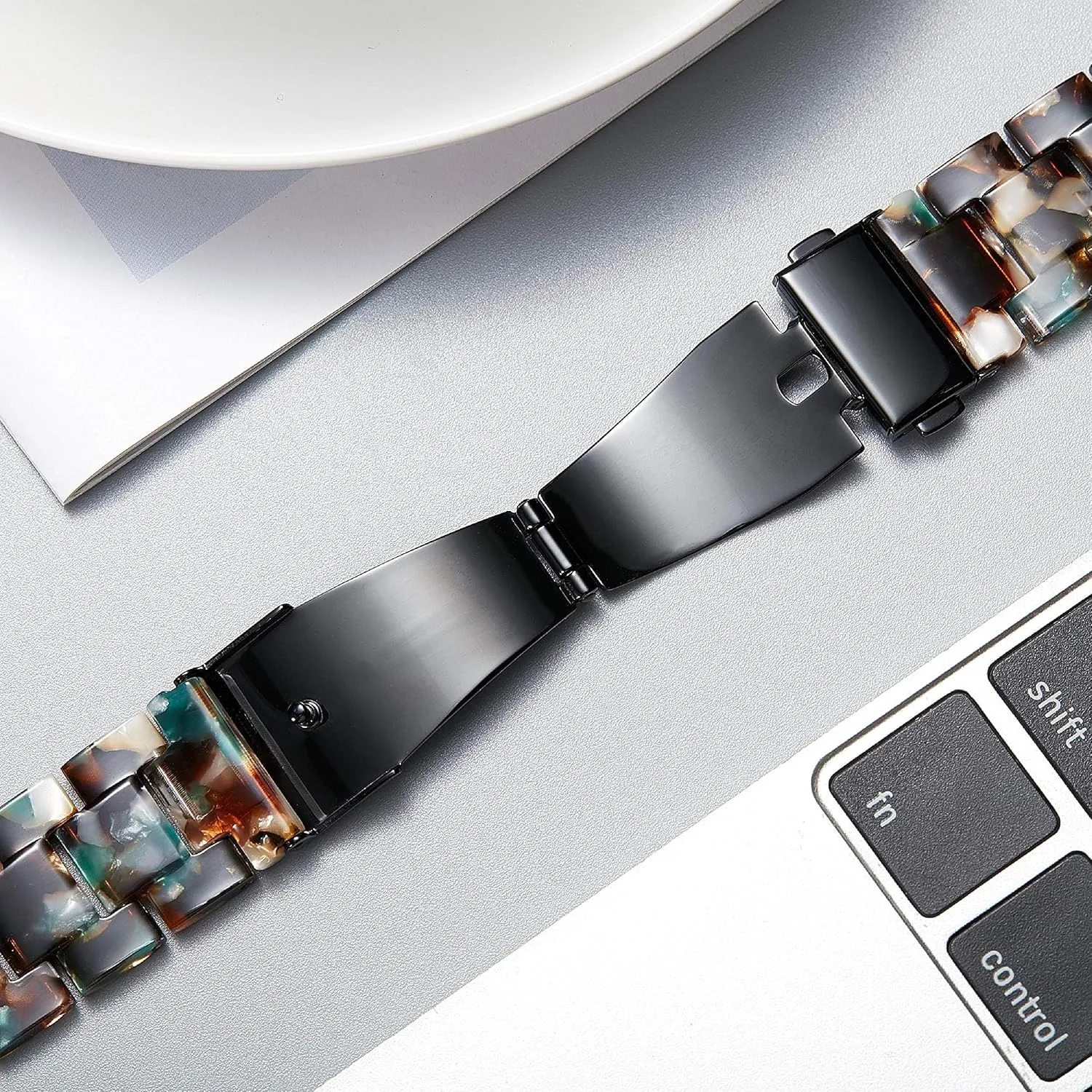 Straps for Men Women 14 Colors Watchbands Lightweight 12/14/16/18/20/22mm Wrist Bands Fashion Skin-Friendly Smart Watch Bracelets maturity BINLUN Resin Watch Bands Replacement Watch 
