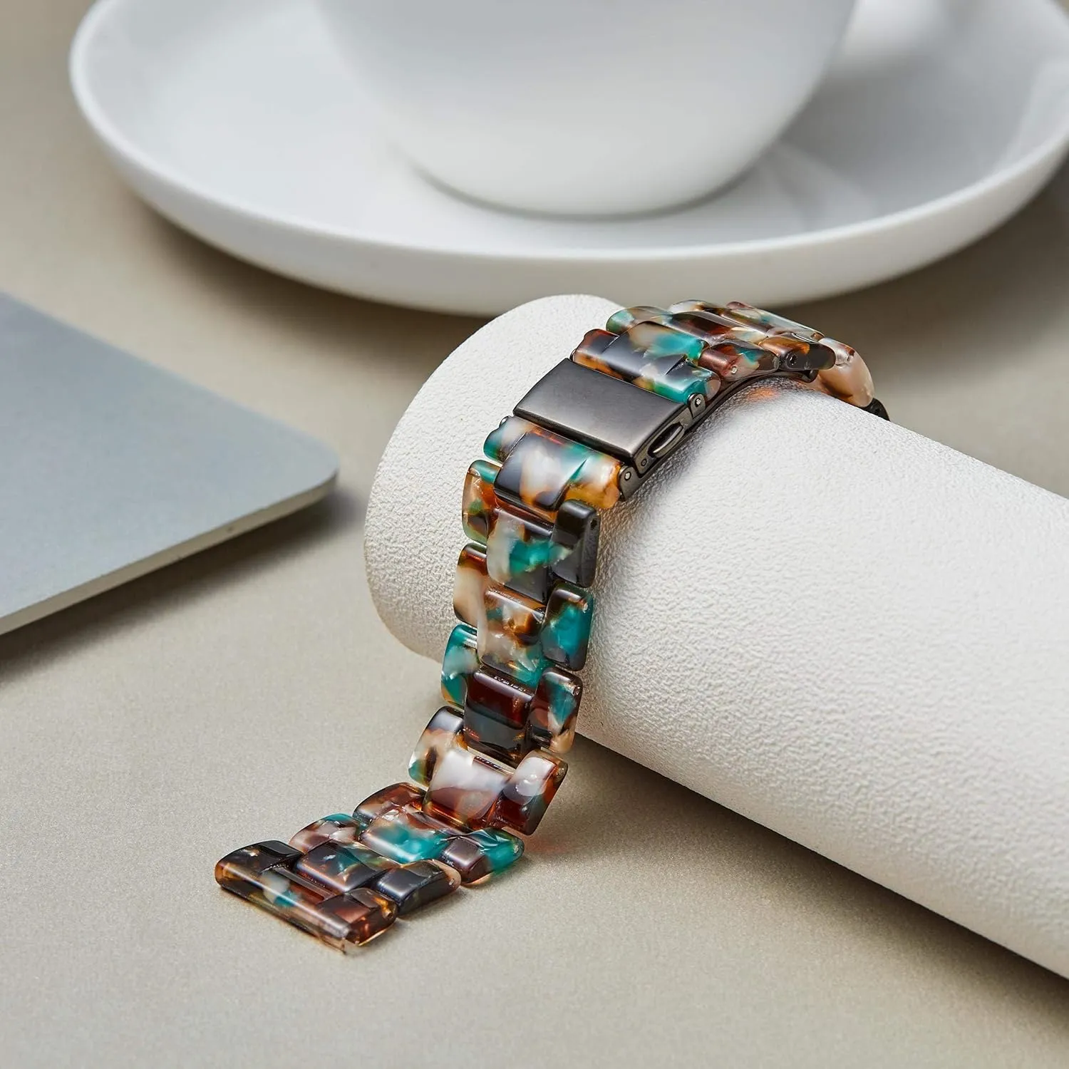 Straps for Men Women 14 Colors Watchbands Lightweight 12/14/16/18/20/22mm Wrist Bands Fashion Skin-Friendly Smart Watch Bracelets maturity BINLUN Resin Watch Bands Replacement Watch 