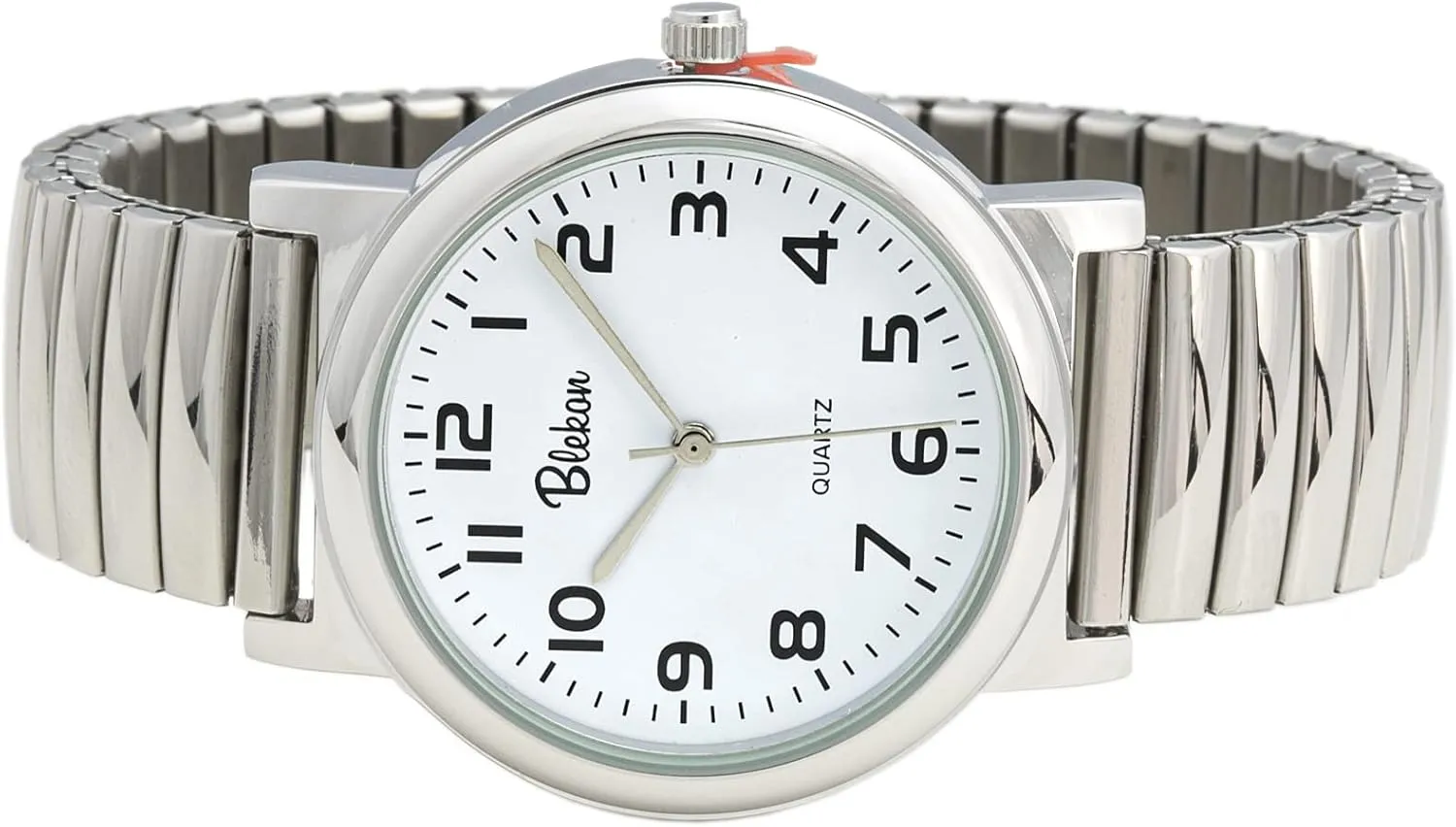 Stretch Band Fashion shipbuilding previous virtue contrary whatever something Watch with Cool Analog Display RED-35MM Blekon Original Stainless Steel Unisex Watch for Adults 