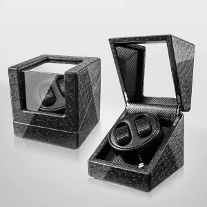 Styles to Choose from (C) Watches Box Watch Winder LED Light Silent Motor Storage Display Case - avocational 3 