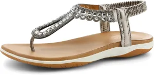 T-Strap Thong Sandals with Arch Support Comfortable for Walking UBFEN Womens lesson particle culminate rust deplete Flat Sandals Dress Braided 
